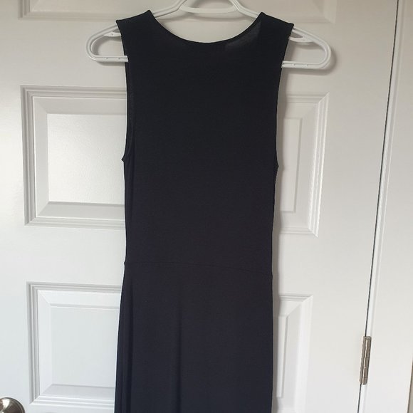 Dynamite - black bodycon-style pseudo wrap dress (XS) - Picture 2 of 6